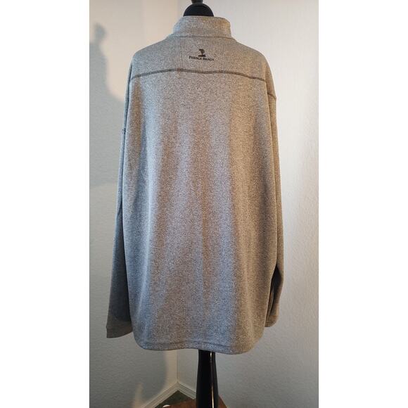 Pebble Beach Men's Gray Performance 1/4 Zip Long Sleeve Size XXL Golf FLAW NAME - Picture 10 of 16